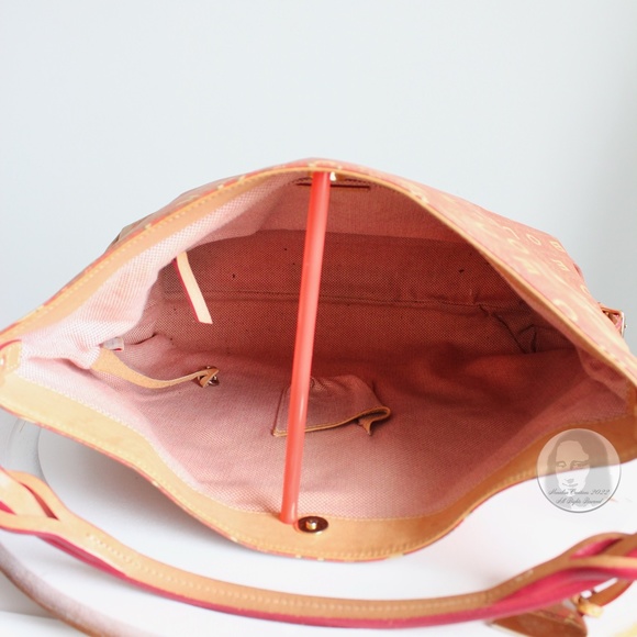 Dooney & Bourke Hobo Bag Crossword Collection Scrabble Canvas Vachetta Trim - Picture 7 of 10